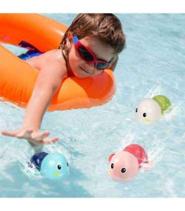 Woopie keeratav ujuv kilpkonn vannimänguasi, roosa