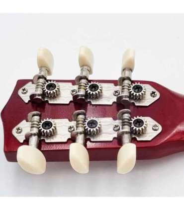 Viga Drewniana gitara dla dzieci Naturalna 21 cali 6 strun