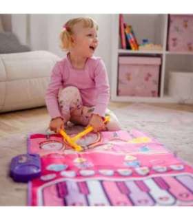 WOOPIE Duża Mata Muzyczna 2w1 Perkusja Interaktywna Pianino