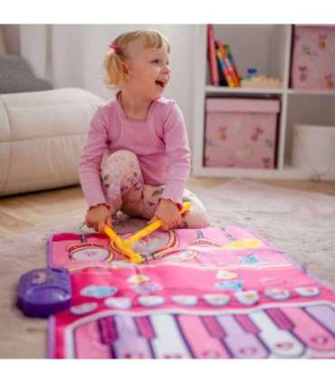 WOOPIE Duża Mata Muzyczna 2w1 Perkusja Interaktywna Pianino