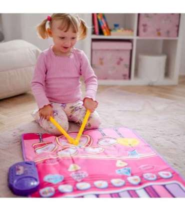 WOOPIE Duża Mata Muzyczna 2w1 Perkusja Interaktywna Pianino