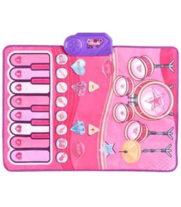 WOOPIE Duża Mata Muzyczna 2w1 Perkusja Interaktywna Pianino