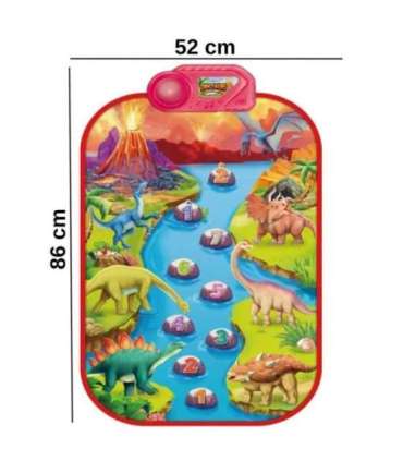 WOOPIE Duża Mata Muzyczna Pianino XL Dinozaury Interaktywna