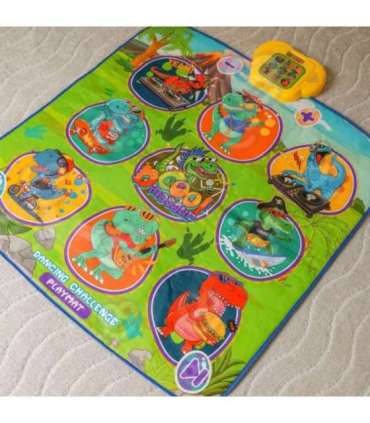 WOOPIE Mata Muzyczna Dinozaury Zręcznościowa Gra Taneczna