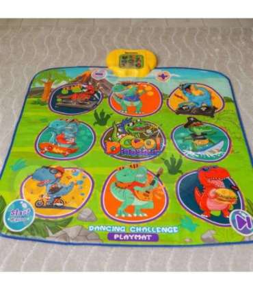 WOOPIE Mata Muzyczna Dinozaury Zręcznościowa Gra Taneczna