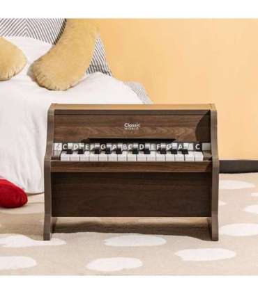 CLASSIC WORLD Drewniane Pianino Klasyczne + Książeczka do Nauki