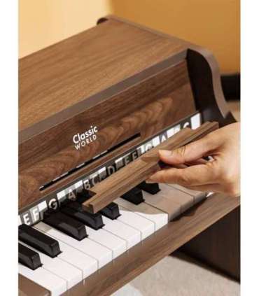 CLASSIC WORLD Drewniane Pianino Klasyczne + Książeczka do Nauki