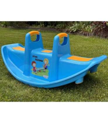 WOOPIE Bujak Wieloosobowy STAR Huśtawka Równoważna Niebieska