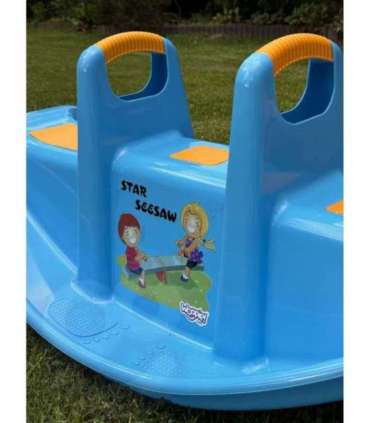 WOOPIE Bujak Wieloosobowy STAR Huśtawka Równoważna Niebieska