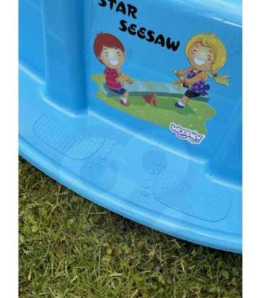 WOOPIE Bujak Wieloosobowy STAR Huśtawka Równoważna Niebieska