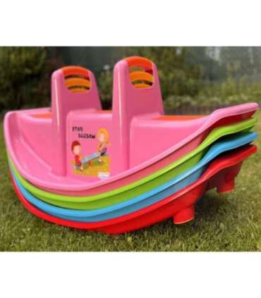 WOOPIE Bujak Wieloosobowy STAR Huśtawka Równoważna Różowa