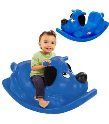 LITTLE TIKES Piesek Na Biegunach Niebieski Bujak