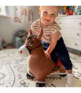 WOOPIE Skoczek Gumowy do Skakania Konik + Pompka