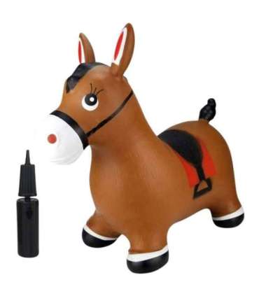 WOOPIE Skoczek Gumowy do Skakania Konik + Pompka