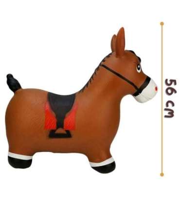 WOOPIE Skoczek Gumowy do Skakania Konik + Pompka