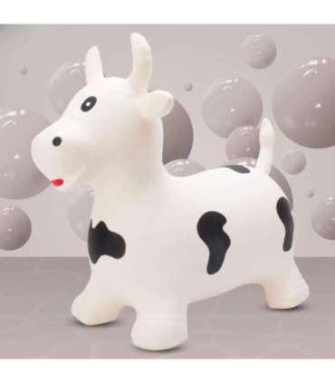 WOOPIE Skoczek Gumowy do Skakania Krówka + Pompka