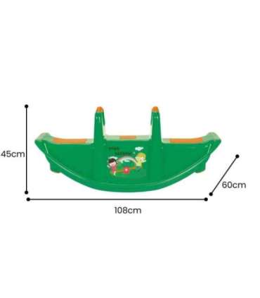 WOOPIE Bujak Wieloosobowy STAR Huśtawka Równoważna Zielona