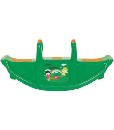 WOOPIE Bujak Wieloosobowy STAR Huśtawka Równoważna Zielona