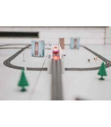 WOOPIE Kolejka Elektryczna Ogromny 914 cm Tor Most Tunel 86 el.