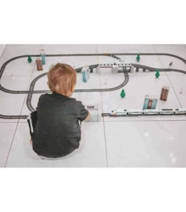 WOOPIE Kolejka Elektryczna Ogromny 914 cm Tor Most Tunel 86 el.