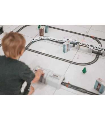 WOOPIE Kolejka Elektryczna Ogromny 914 cm Tor Most Tunel 86 el.