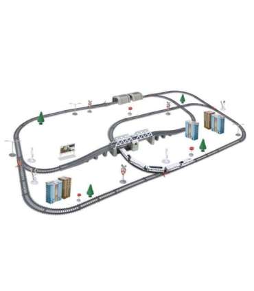 WOOPIE Kolejka Elektryczna Ogromny 914 cm Tor Most Tunel 86 el.