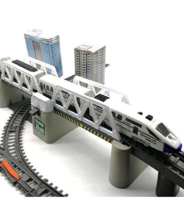 WOOPIE Kolejka Elektryczna Ogromny 914 cm Tor Most Tunel 86 el.