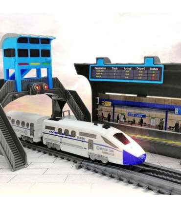 WOOPIE Kolejka Elektryczna Ogromny 914 cm Tor Most Tunel 86 el.