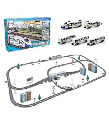 WOOPIE Kolejka Elektryczna Ogromny 914 cm Tor Most Tunel 86 el.