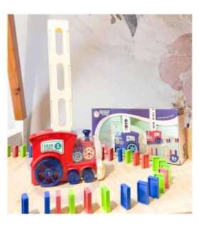 WOOPIE Elektryczna Ciuchcia Lokomotywa do Klocków Domino