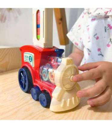 WOOPIE Elektryczna Ciuchcia Lokomotywa do Klocków Domino