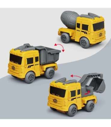 WOOPIE Tor Samochodowy XXL Kolejka Elektryczna Plac Budowy 174 el.