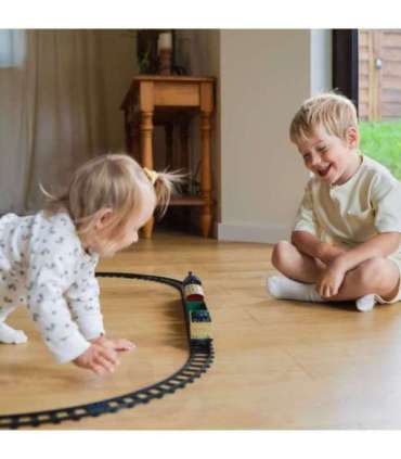 WOOPIE Klasyczny Pociąg Parowy Lokomotywa Tor XXL