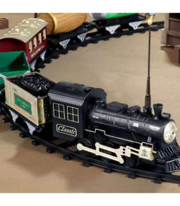 WOOPIE Klasyczny Pociąg Parowy Lokomotywa Tor XXL