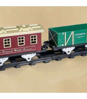 WOOPIE Klasyczny Pociąg Parowy Lokomotywa Tor XXL