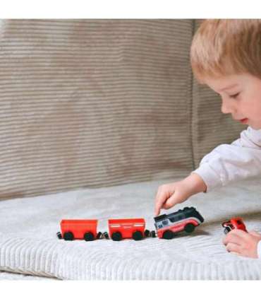 WOOPIE электрический локомотивный поезд с магнитными вагонами