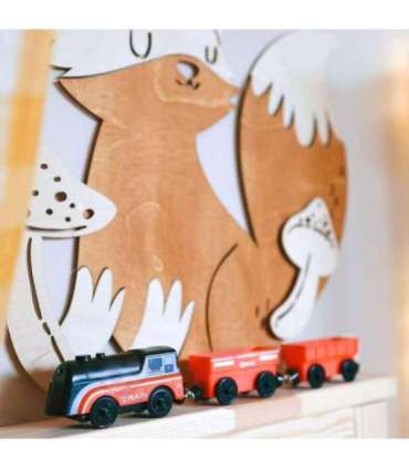 WOOPIE электрический локомотивный поезд с магнитными вагонами