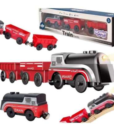 WOOPIE электрический локомотивный поезд с магнитными вагонами