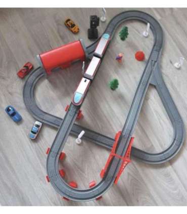 WOOPIE elektrirongikomplekt - rööpad, sild, tunnel, 80 osa.