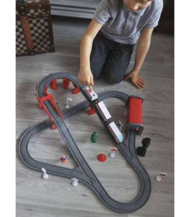 WOOPIE elektrirongikomplekt - rööpad, sild, tunnel, 80 osa.