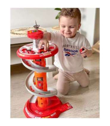 WOOPIE спиральная трасса-гараж для машинок, 3 шт.