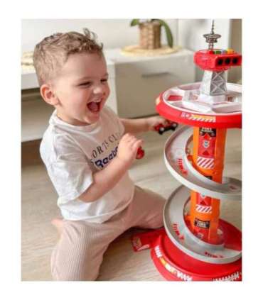 WOOPIE spiraalrada garaaž mänguautodele, 3 tk.