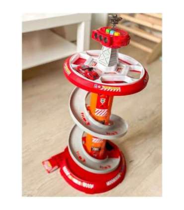 WOOPIE spiraalrada garaaž mänguautodele, 3 tk.