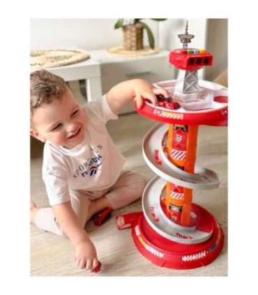 WOOPIE спиральная трасса-гараж для машинок, 3 шт.