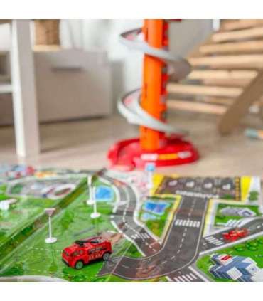 WOOPIE спиральная трасса-гараж для машинок, 3 шт.