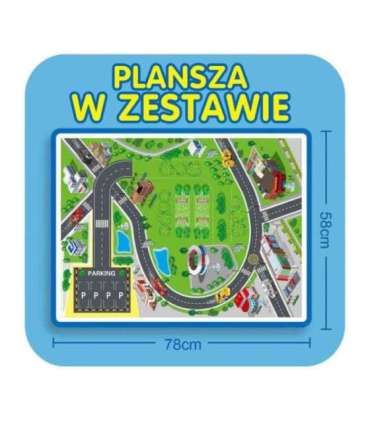 WOOPIE спиральная трасса-гараж для машинок, 3 шт.