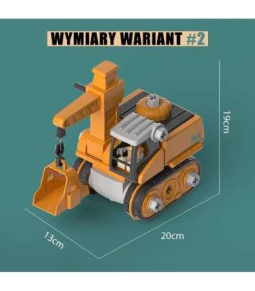 WOOPIE Mega ehitusplats 5-ühes XXL isetegemise komplekt kokkupanekuks