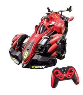 WOOPIE kaugjuhtimispultiga trikiauto RAIDER - suitsuefekt