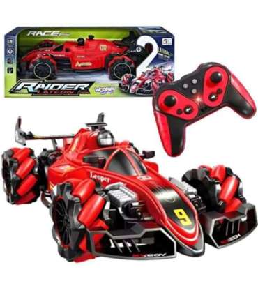 WOOPIE kaugjuhtimispultiga trikiauto RAIDER - suitsuefekt