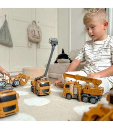 WOOPIE suur 6-ühes ehitusmasinate komplekt